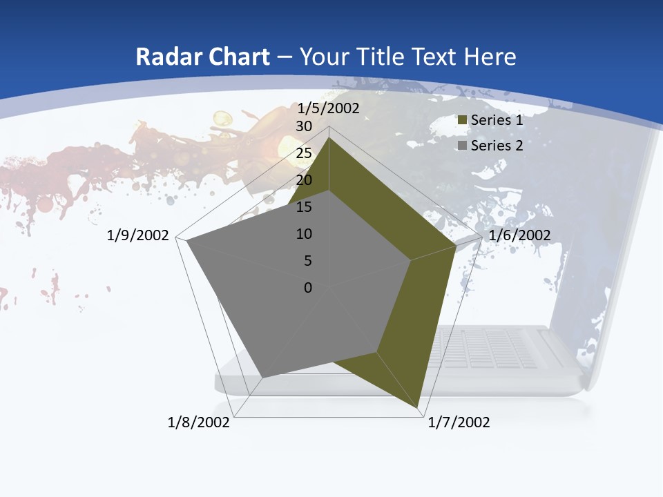 Silver Partnership Glitter PowerPoint Template