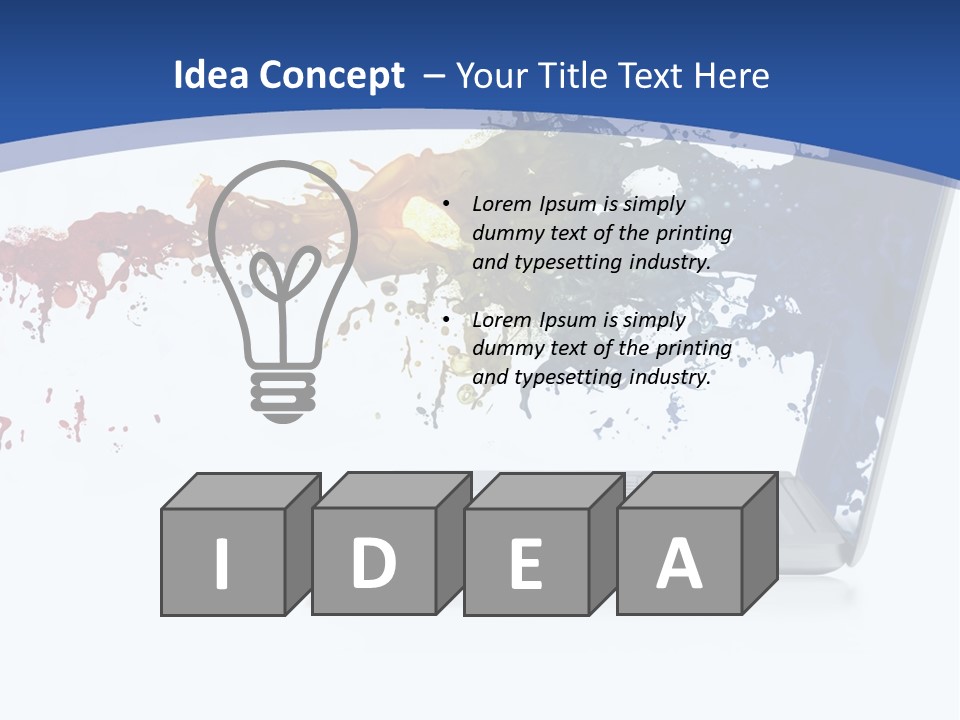 Silver Partnership Glitter PowerPoint Template