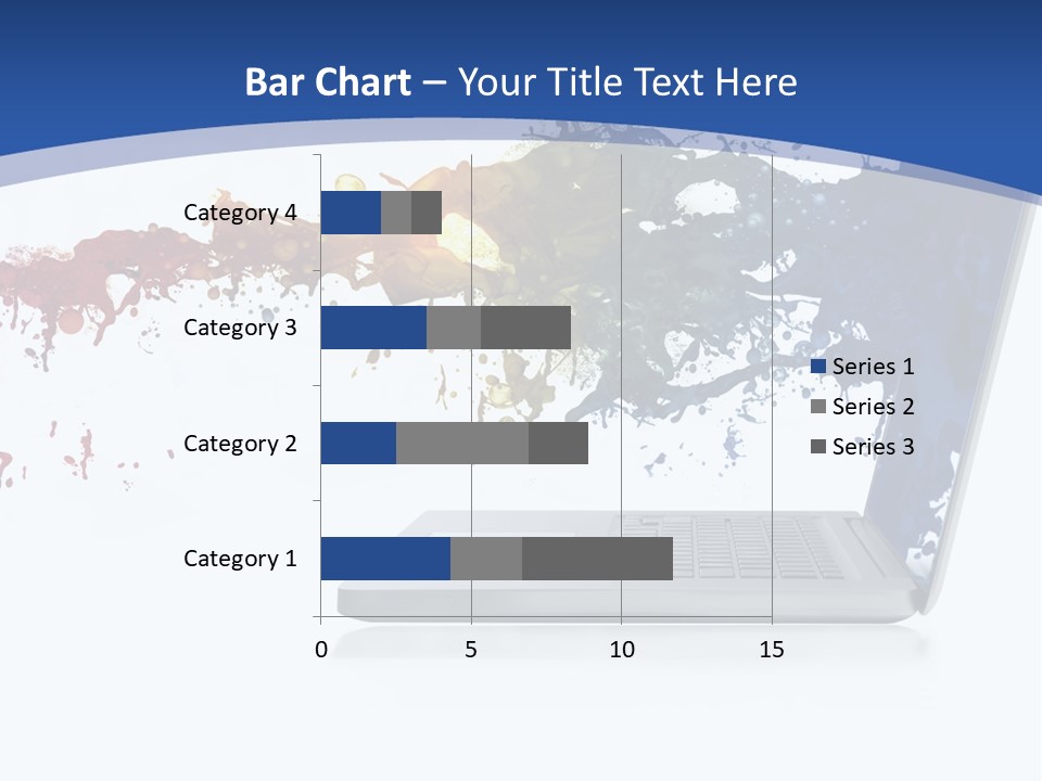 Silver Partnership Glitter PowerPoint Template