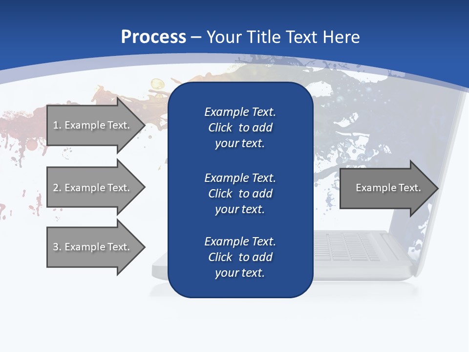 Silver Partnership Glitter PowerPoint Template