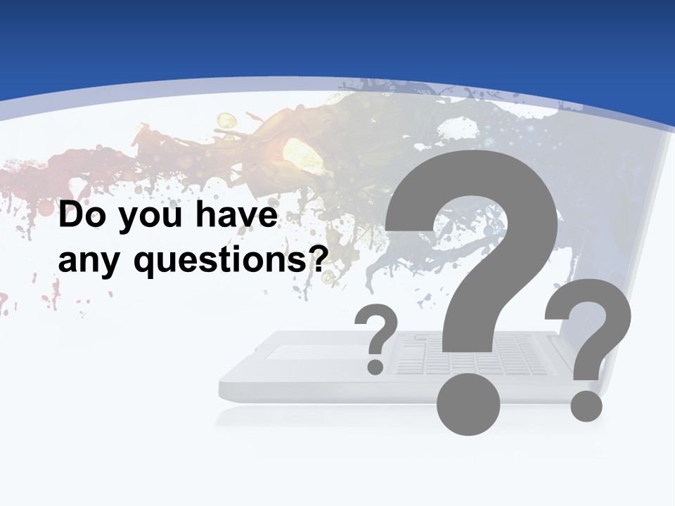 Silver Partnership Glitter PowerPoint Template