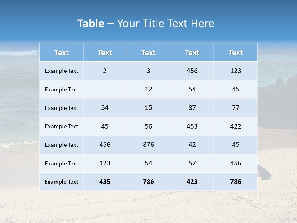 Nature Park Fitness PowerPoint Template