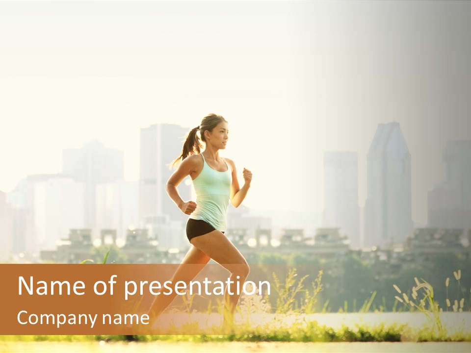 Nature Park Fitness PowerPoint Template