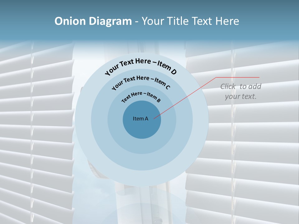 A Close Up Of A Closed Window With Blinds PowerPoint Template