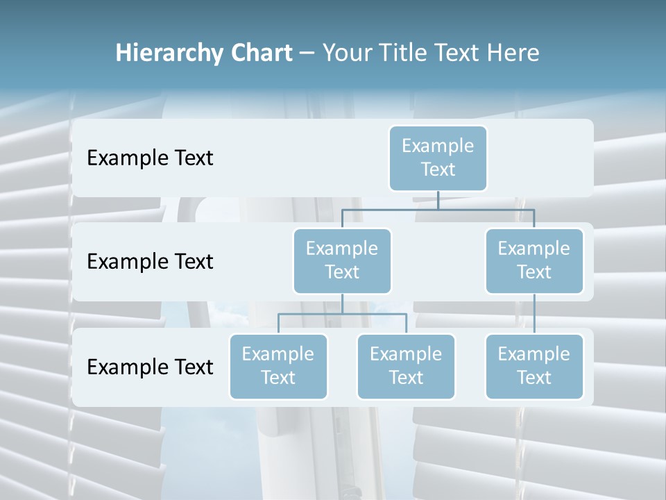 A Close Up Of A Closed Window With Blinds PowerPoint Template