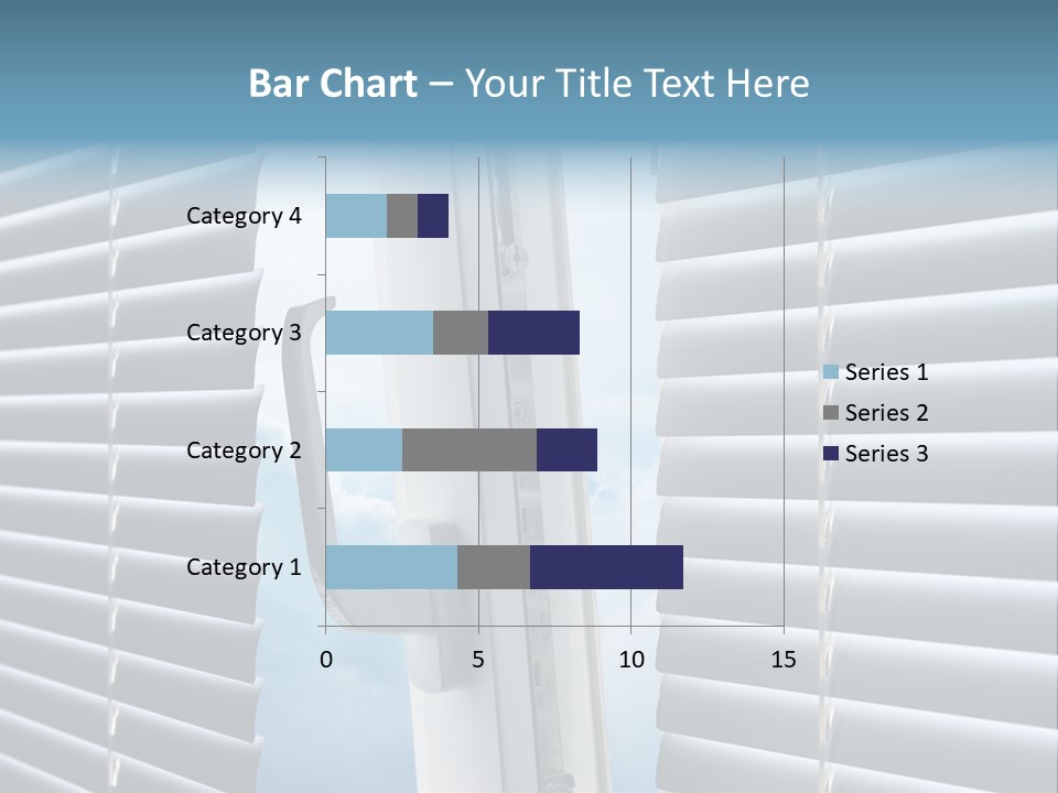 A Close Up Of A Closed Window With Blinds PowerPoint Template