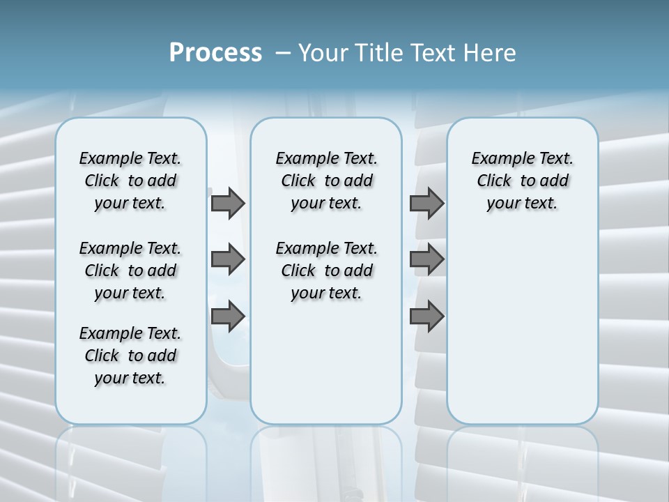 A Close Up Of A Closed Window With Blinds PowerPoint Template