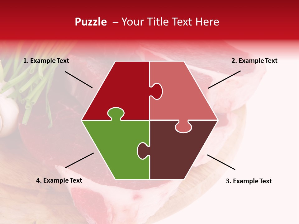 Green Horizontal Red PowerPoint Template