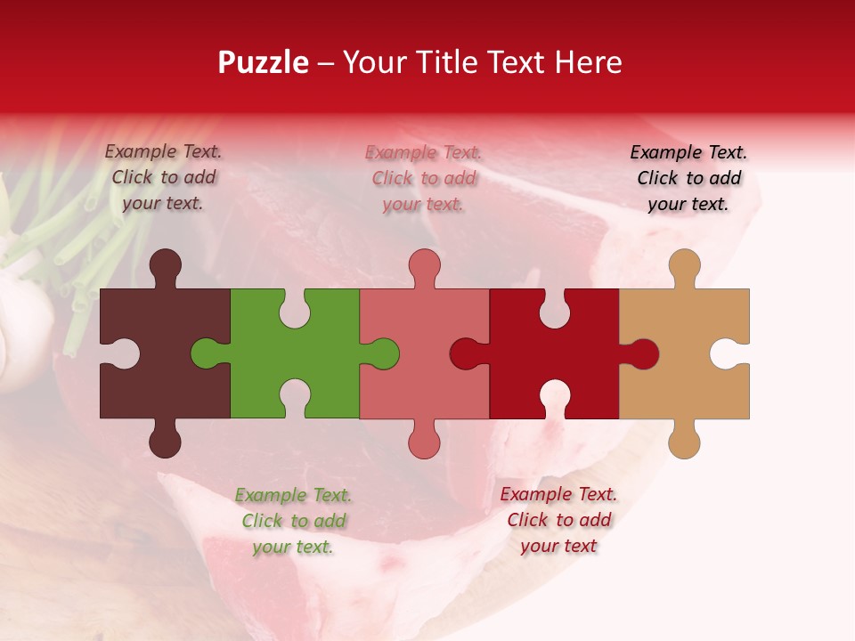 Green Horizontal Red PowerPoint Template