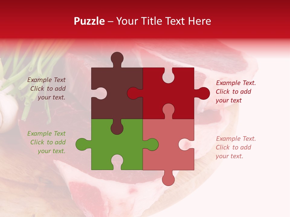 Green Horizontal Red PowerPoint Template