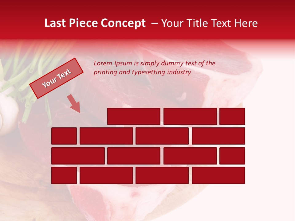 Green Horizontal Red PowerPoint Template