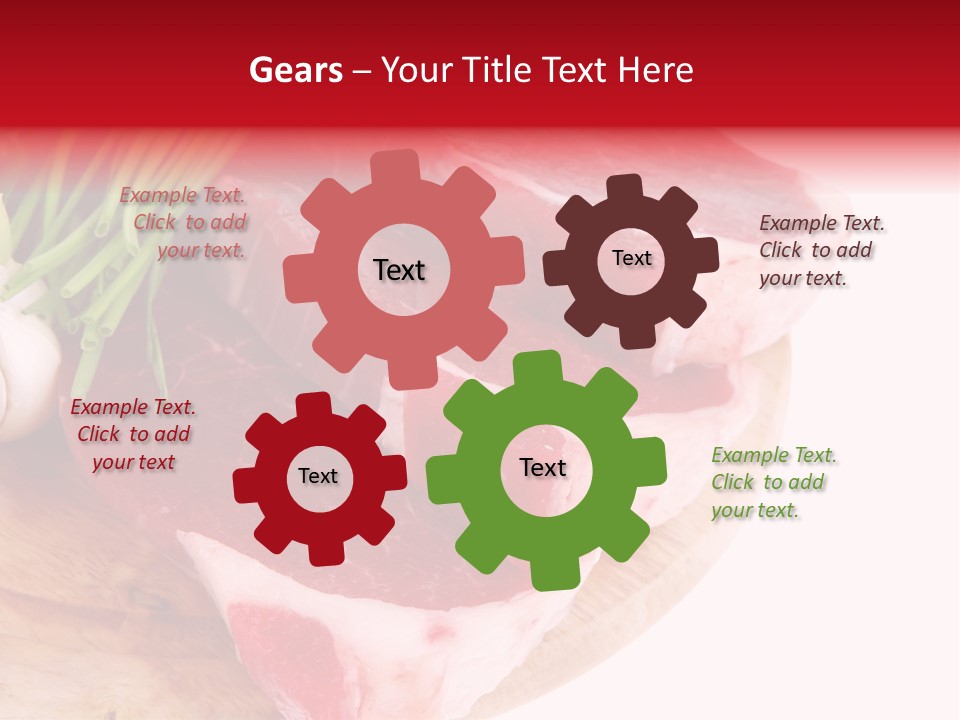 Green Horizontal Red PowerPoint Template