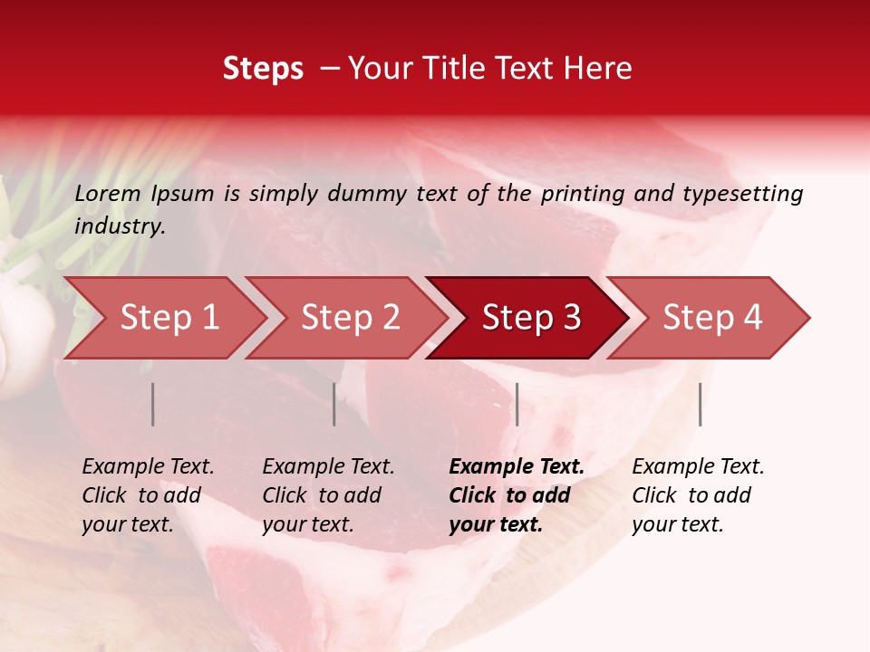 Green Horizontal Red PowerPoint Template