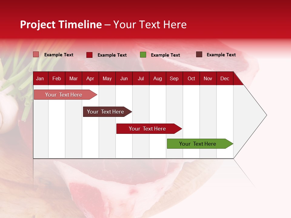 Green Horizontal Red PowerPoint Template