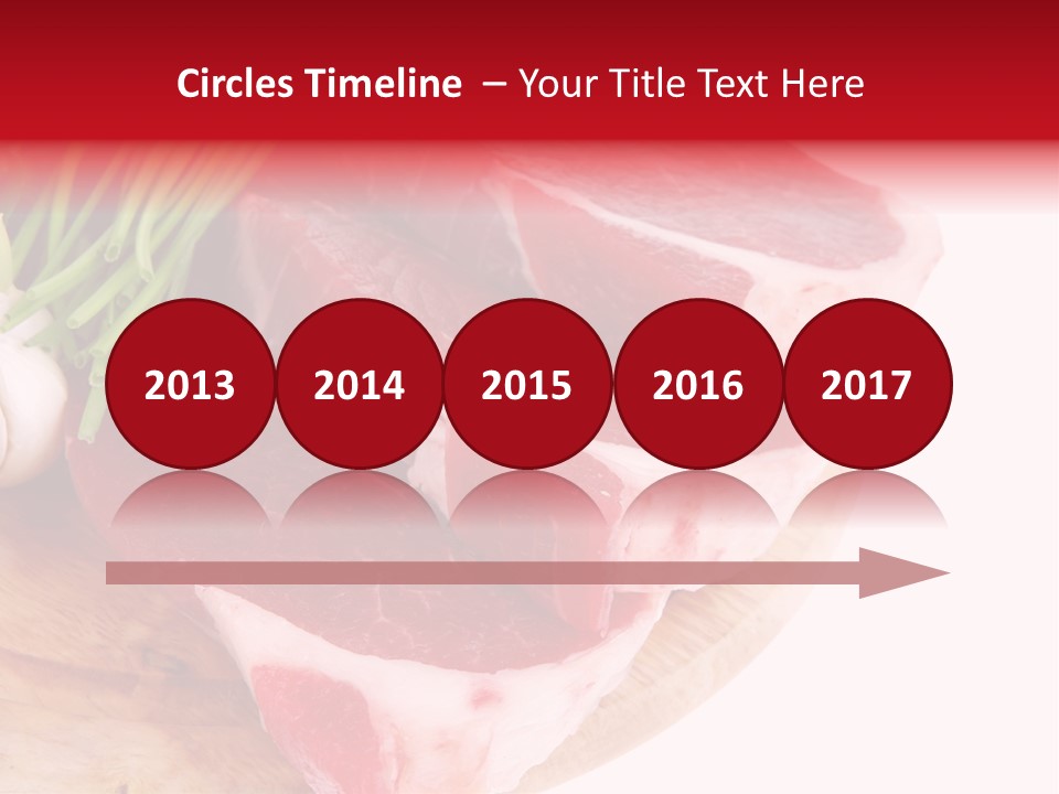 Green Horizontal Red PowerPoint Template