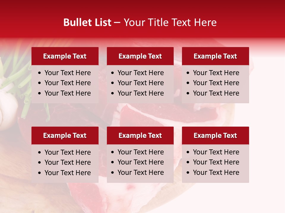 Green Horizontal Red PowerPoint Template