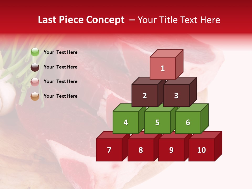 Green Horizontal Red PowerPoint Template