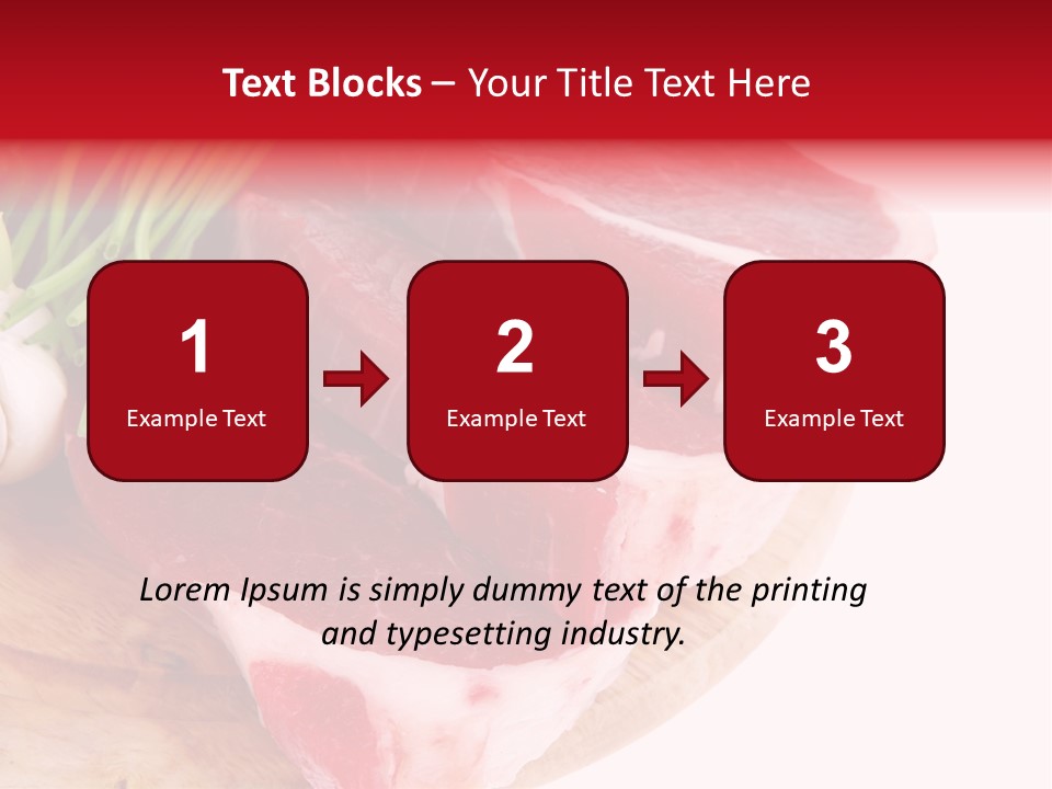 Green Horizontal Red PowerPoint Template