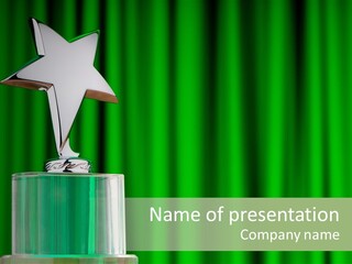 Star Theater Insignia PowerPoint Template