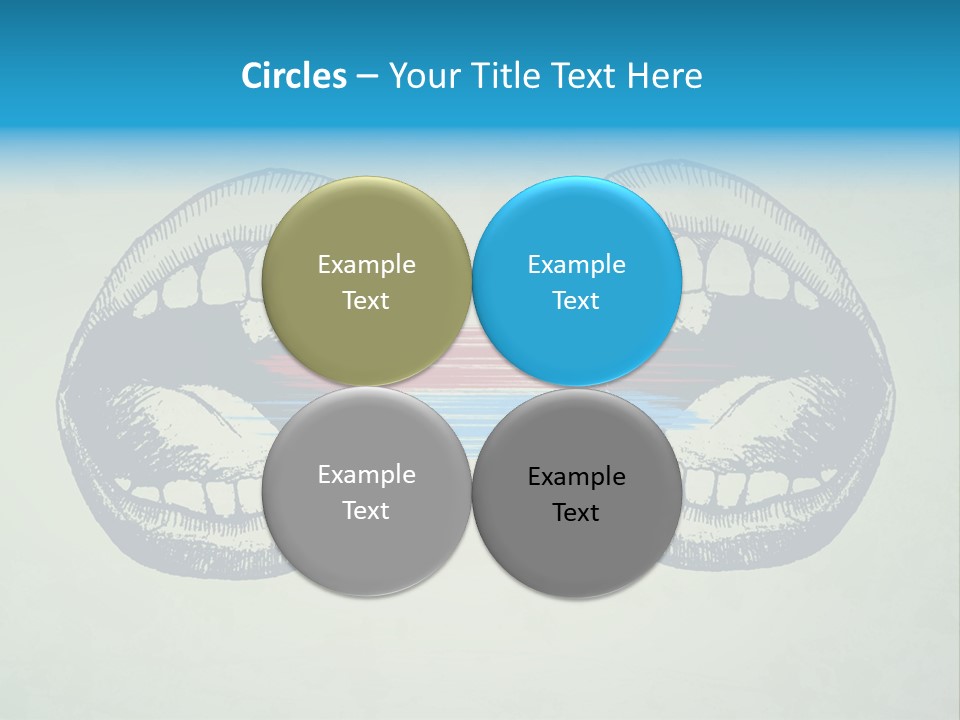 Comic Icon Group PowerPoint Template