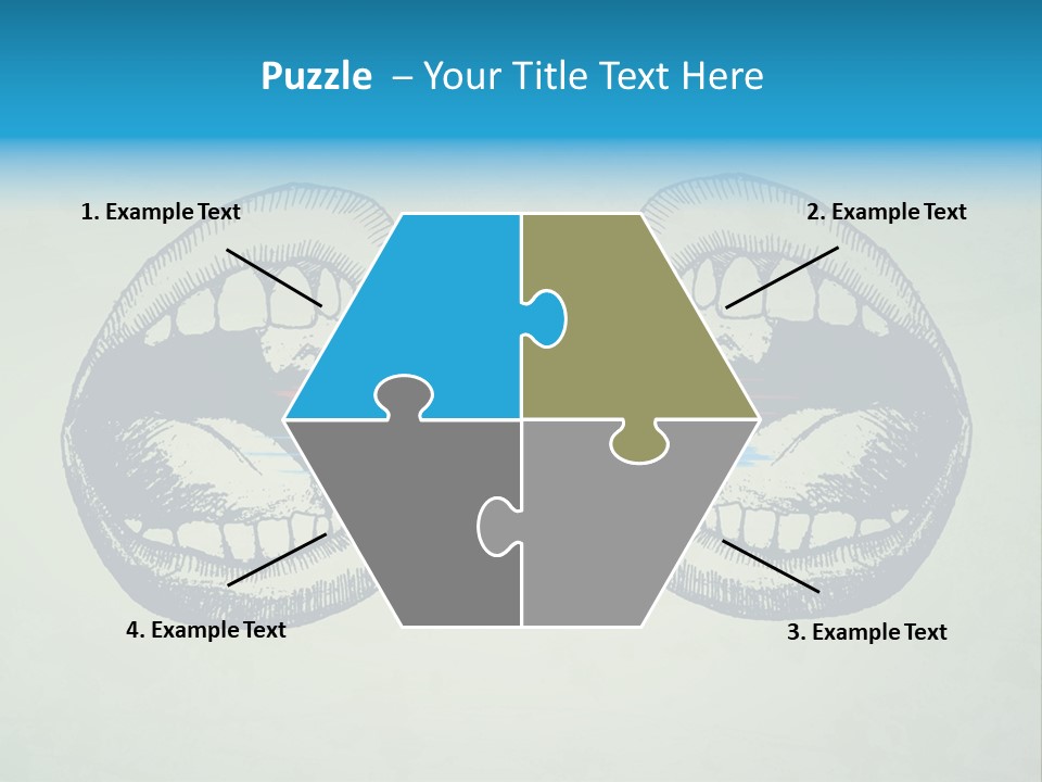 Comic Icon Group PowerPoint Template