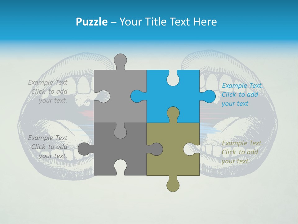 Comic Icon Group PowerPoint Template