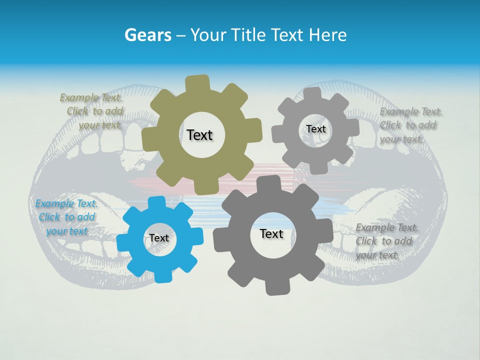 Comic Icon Group PowerPoint Template