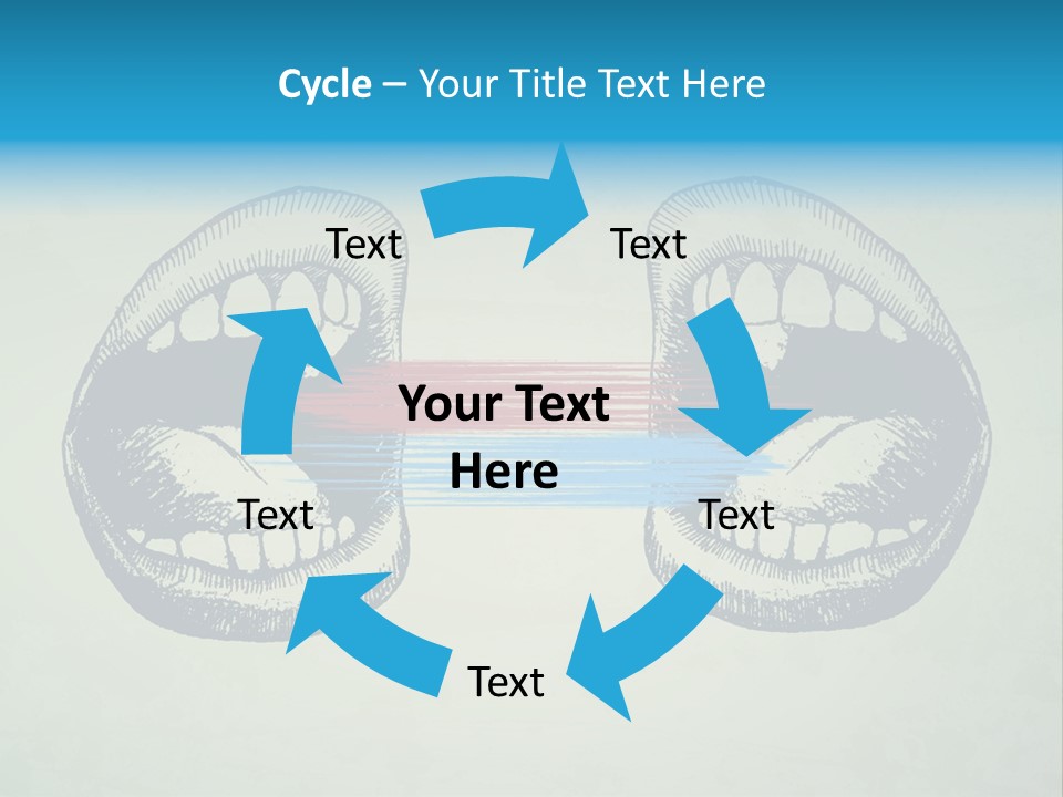 Comic Icon Group PowerPoint Template