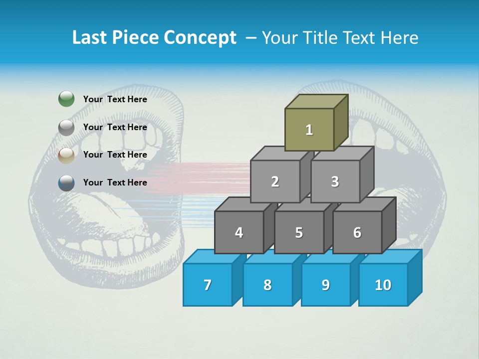 Comic Icon Group PowerPoint Template