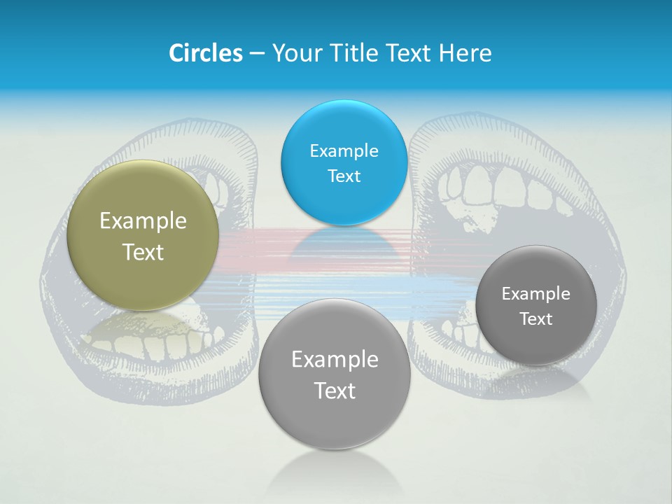 Comic Icon Group PowerPoint Template