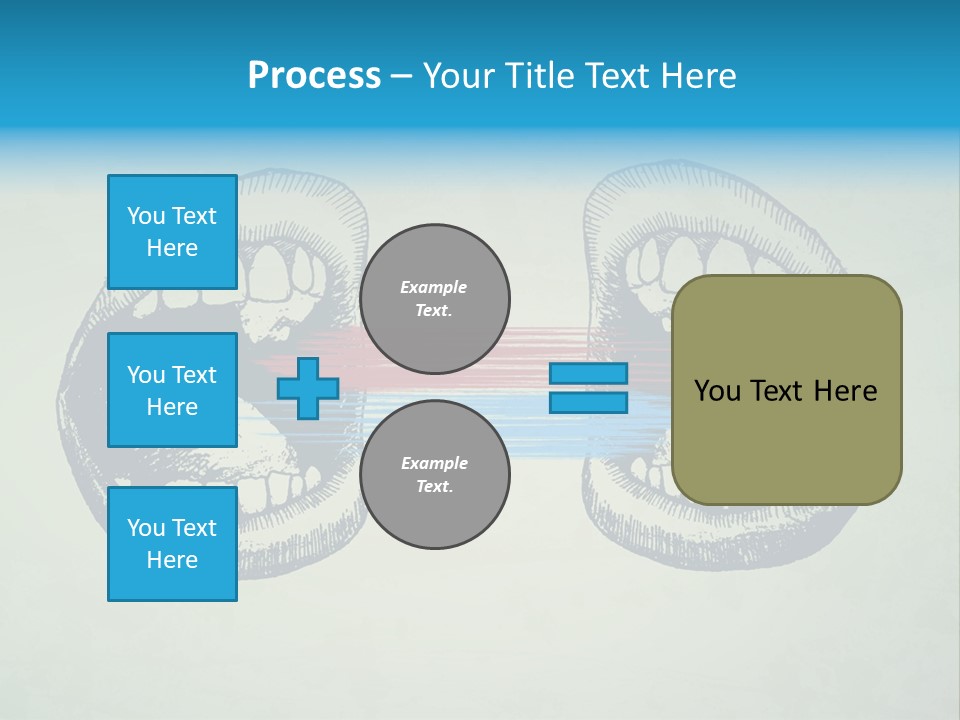 Comic Icon Group PowerPoint Template
