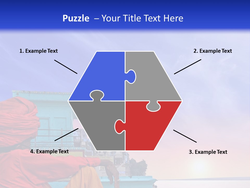 A Man Sitting On A Dock In Front Of A Body Of Water PowerPoint Template