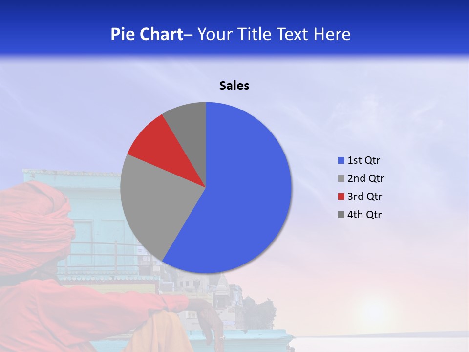 A Man Sitting On A Dock In Front Of A Body Of Water PowerPoint Template