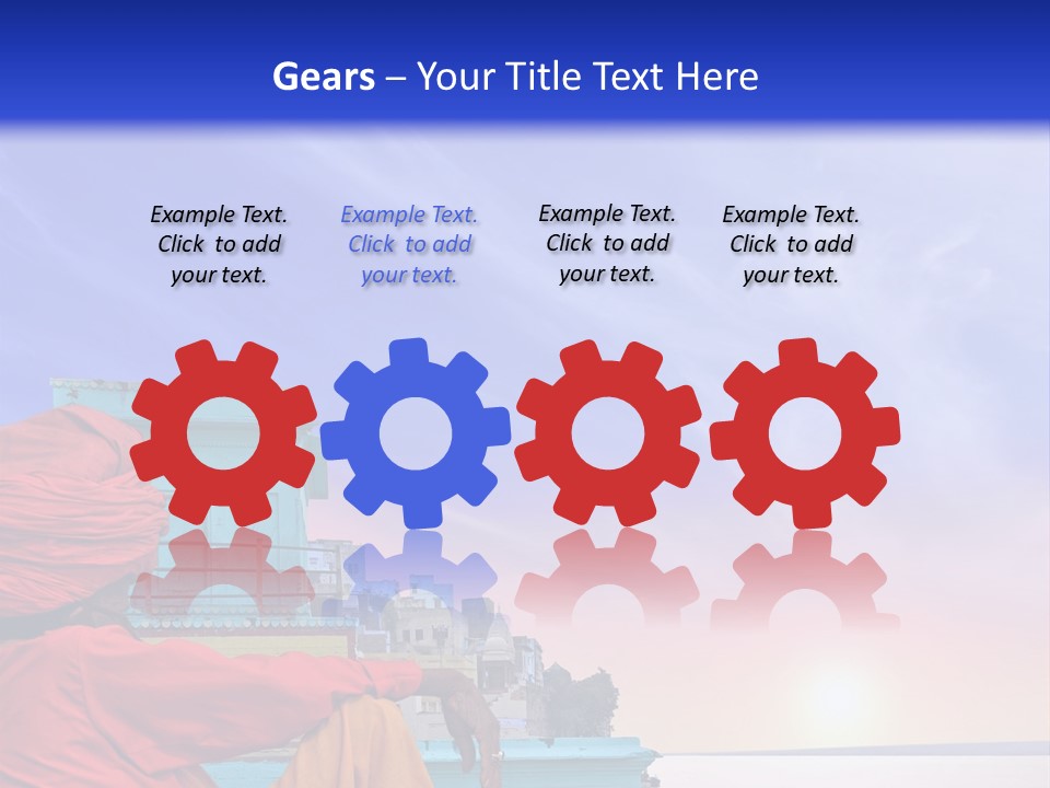 A Man Sitting On A Dock In Front Of A Body Of Water PowerPoint Template