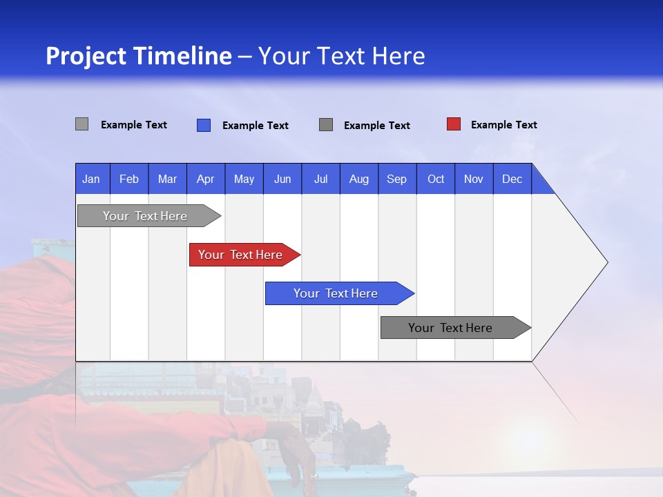 A Man Sitting On A Dock In Front Of A Body Of Water PowerPoint Template