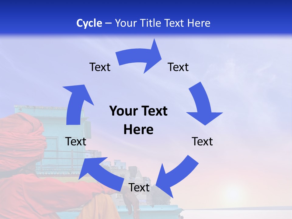 A Man Sitting On A Dock In Front Of A Body Of Water PowerPoint Template