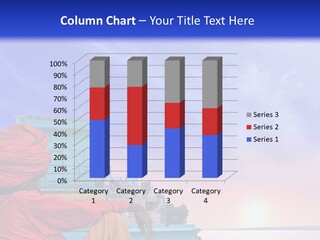 A Man Sitting On A Dock In Front Of A Body Of Water PowerPoint Template