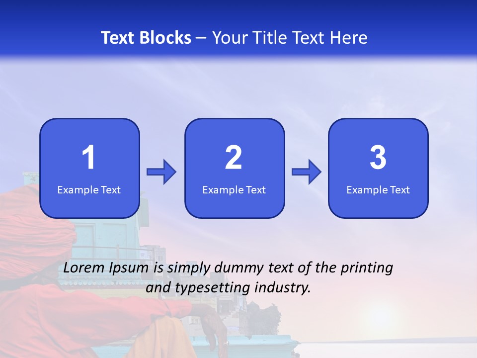 A Man Sitting On A Dock In Front Of A Body Of Water PowerPoint Template