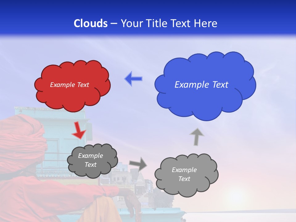 A Man Sitting On A Dock In Front Of A Body Of Water PowerPoint Template