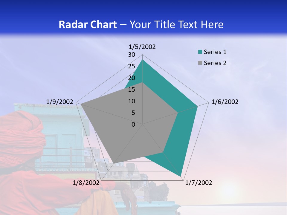 A Man Sitting On A Dock In Front Of A Body Of Water PowerPoint Template