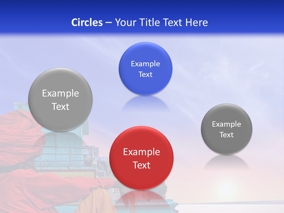 A Man Sitting On A Dock In Front Of A Body Of Water PowerPoint Template