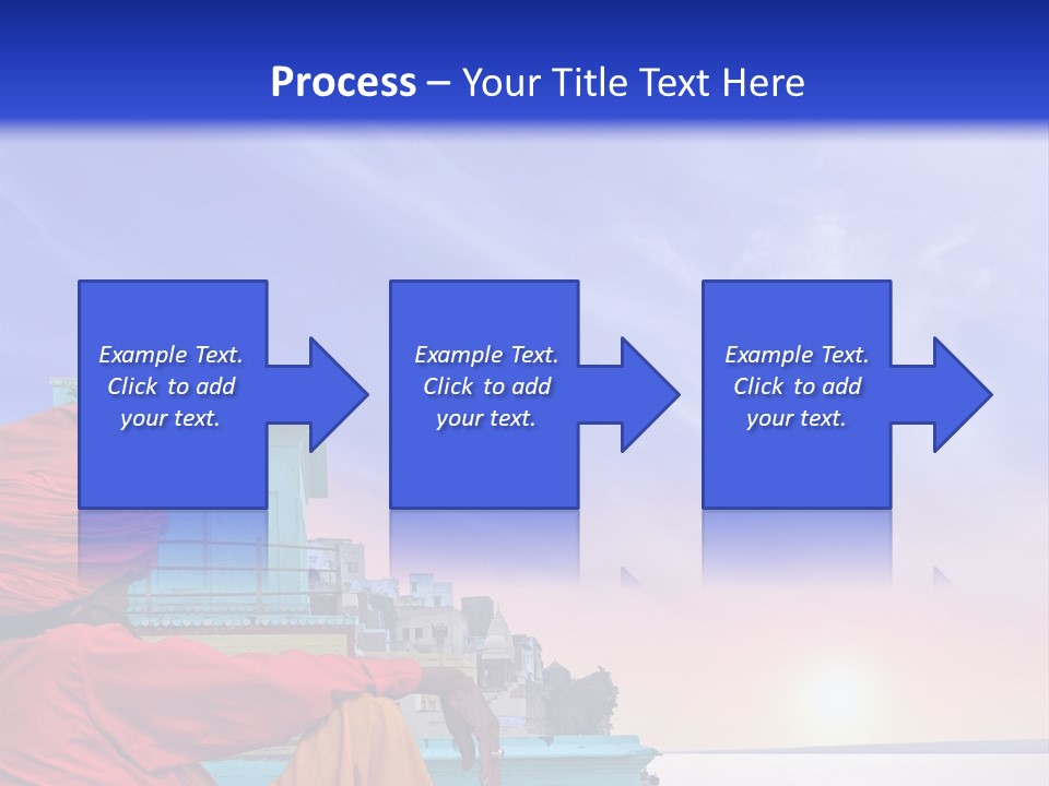 A Man Sitting On A Dock In Front Of A Body Of Water PowerPoint Template
