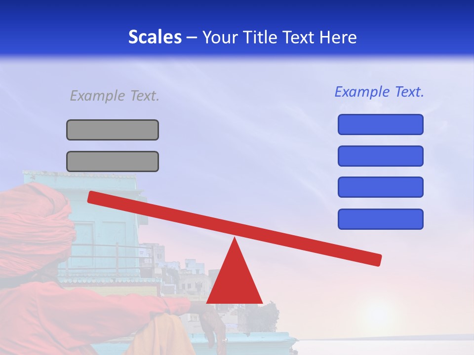 A Man Sitting On A Dock In Front Of A Body Of Water PowerPoint Template