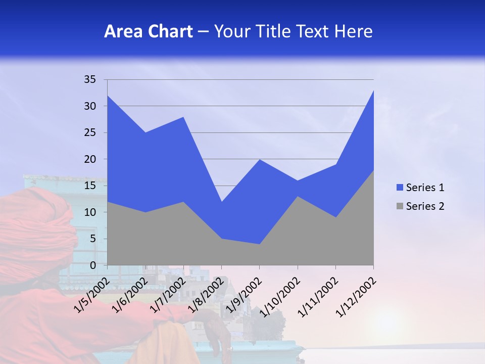 A Man Sitting On A Dock In Front Of A Body Of Water PowerPoint Template