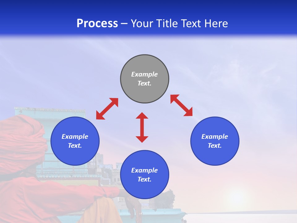 A Man Sitting On A Dock In Front Of A Body Of Water PowerPoint Template