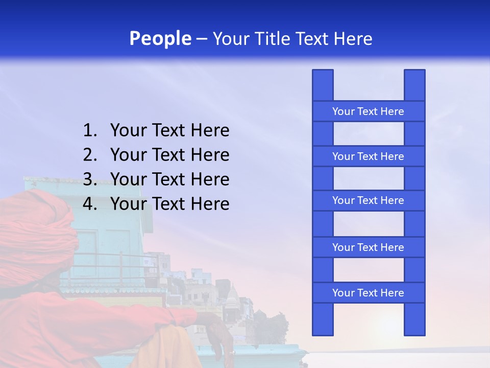 A Man Sitting On A Dock In Front Of A Body Of Water PowerPoint Template