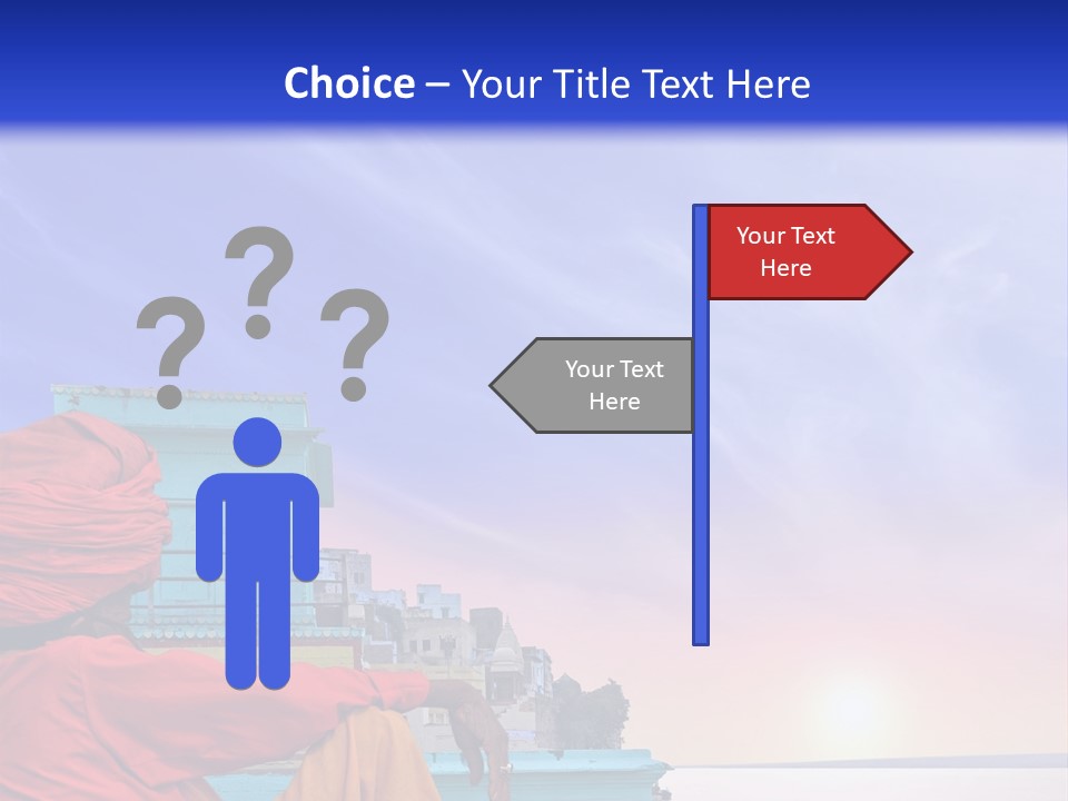 A Man Sitting On A Dock In Front Of A Body Of Water PowerPoint Template