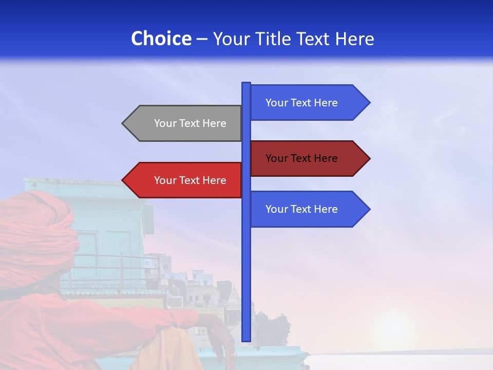 A Man Sitting On A Dock In Front Of A Body Of Water PowerPoint Template