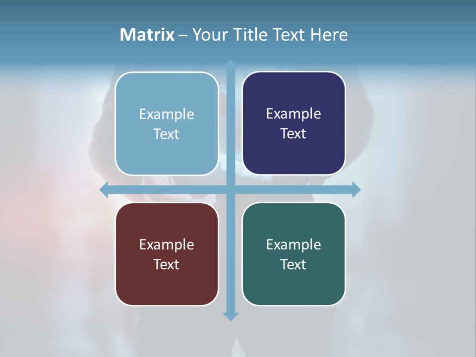 Market Concept Holding PowerPoint Template