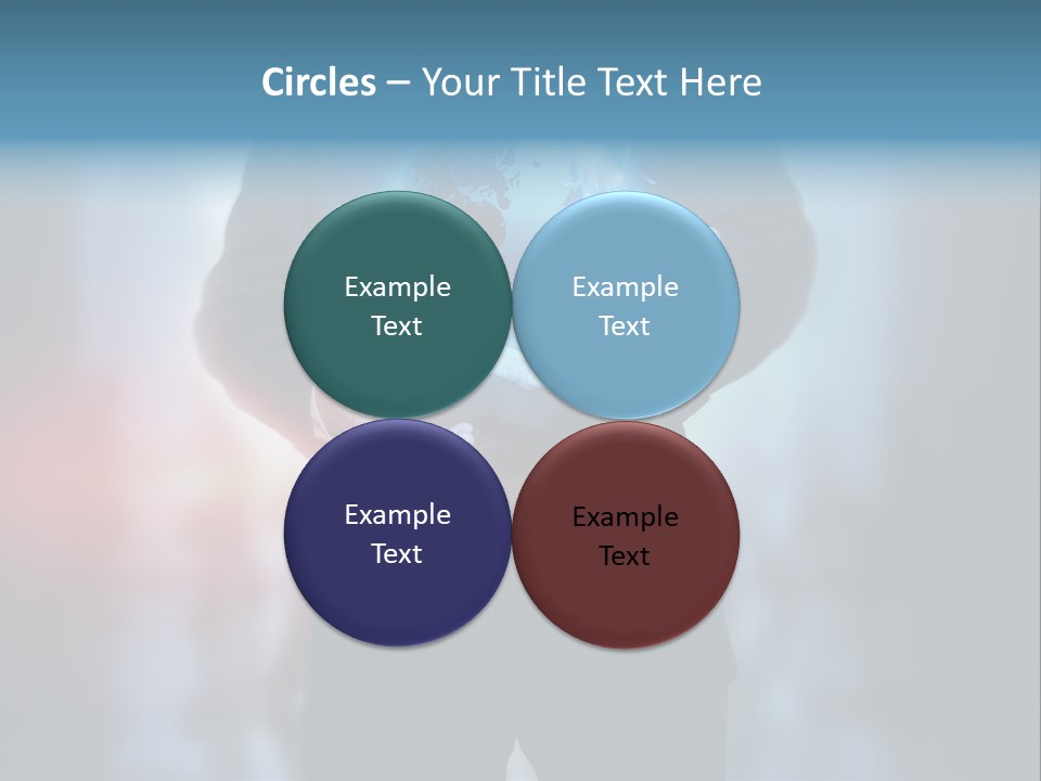 Market Concept Holding PowerPoint Template